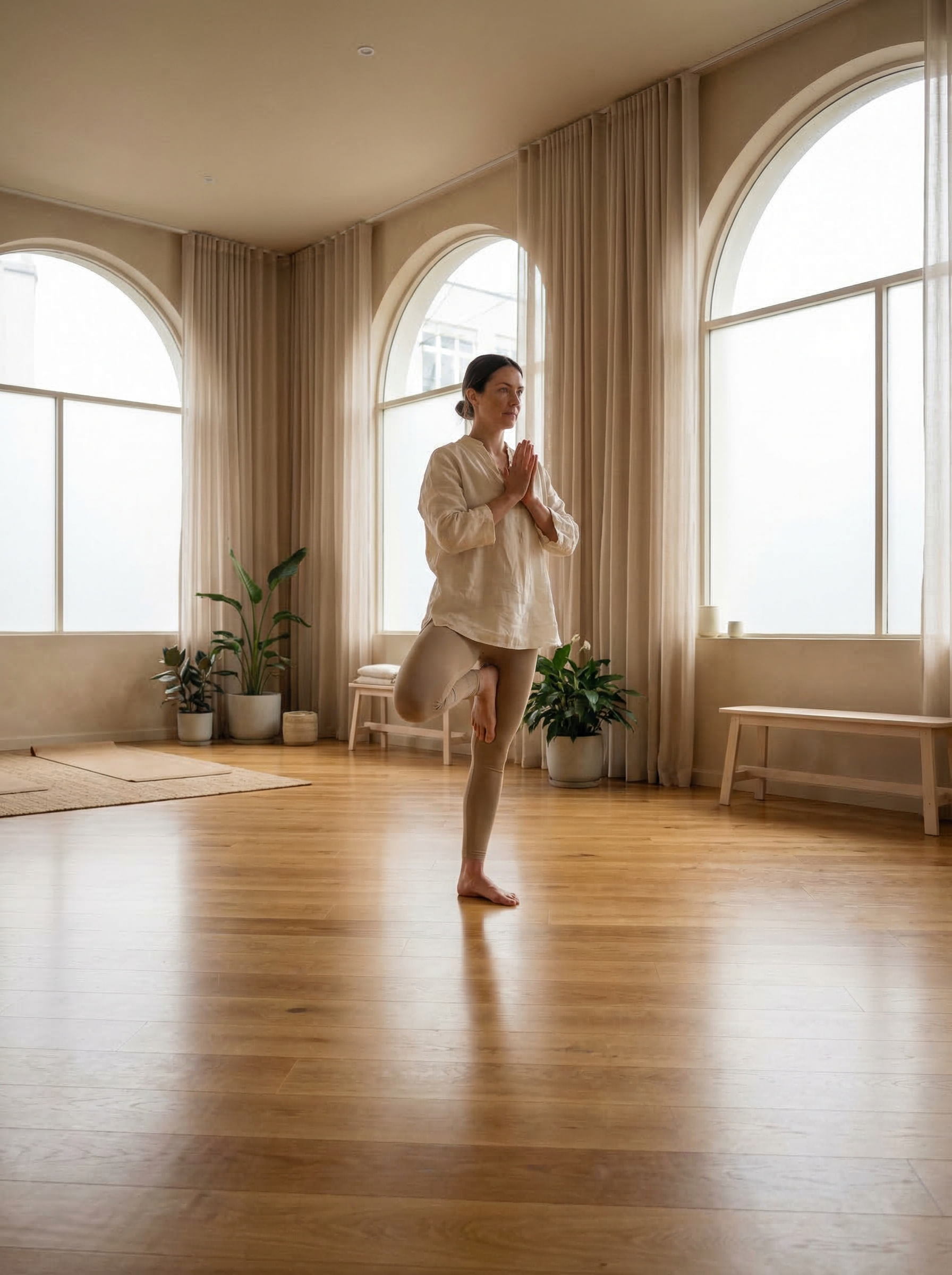 Clase de Yoga en Bruma Studio