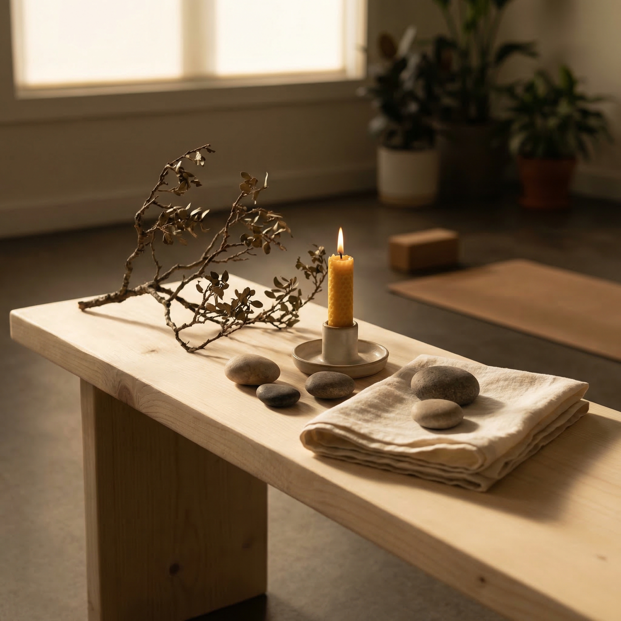 Decoración natural del estudio